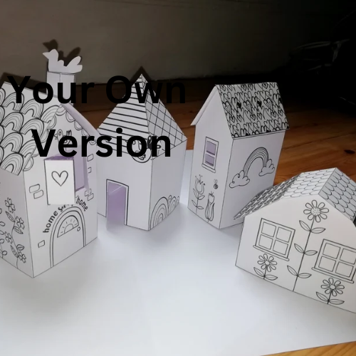 House Paper craft - Papercraftzhaven