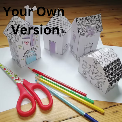 House Paper craft - Papercraftzhaven